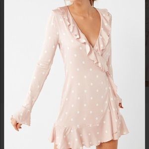 Never worn urban outfitters new pink dress